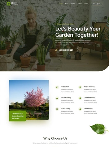 Gardening Website